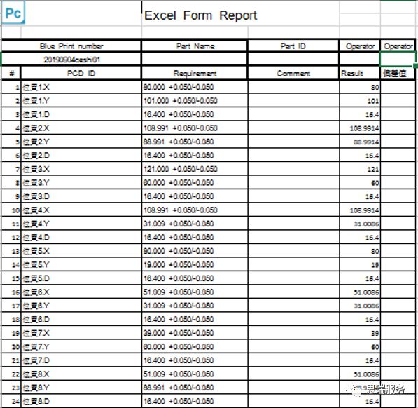 富彩三坐标PC-DMIS 2019 EXCEL模块详解(图7)